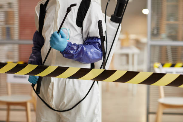 Professional Biohazard Cleanup technician working in Sedalia, CO